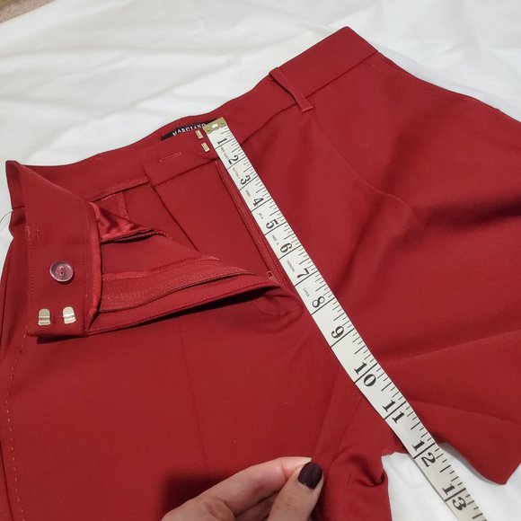 Marciano by Guess - Hollywood Flare Pant - Size 2 - Stunning Red Dress Pants - Picture 9 of 14